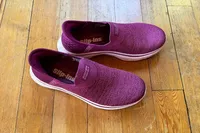 An overhead view of the Skechers Slip-Ins Go Walk 7 Springtime Walking Shoes