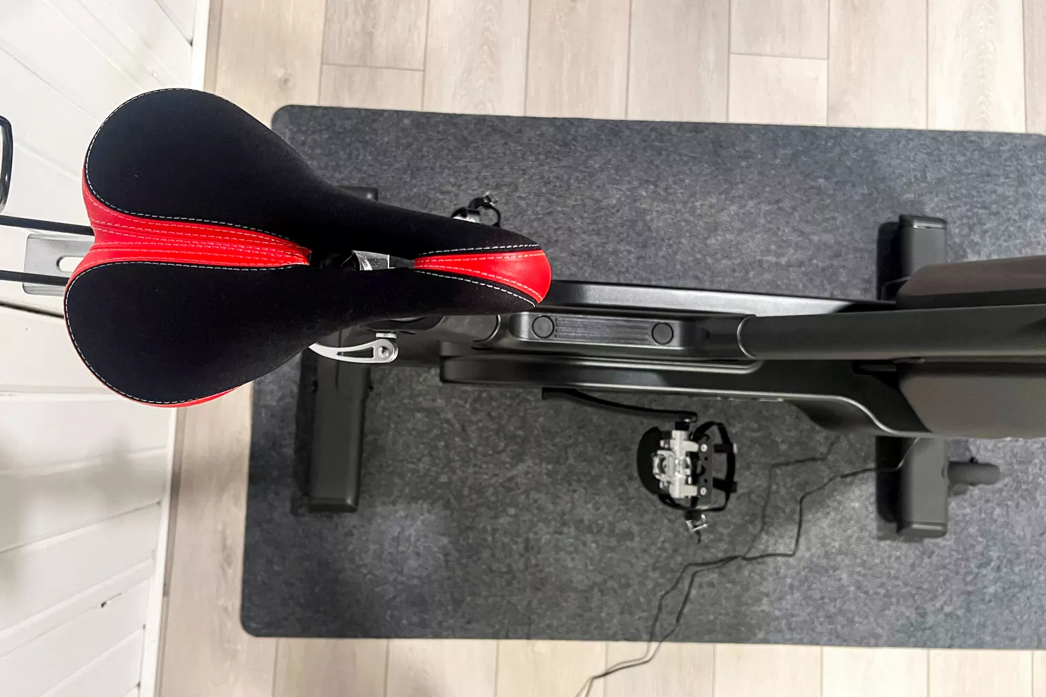 The seat on the SOLE SB1200 Exercise Bike