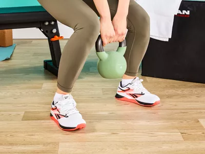 Person working out while wearing Reebok Nano X4 Training Shoes