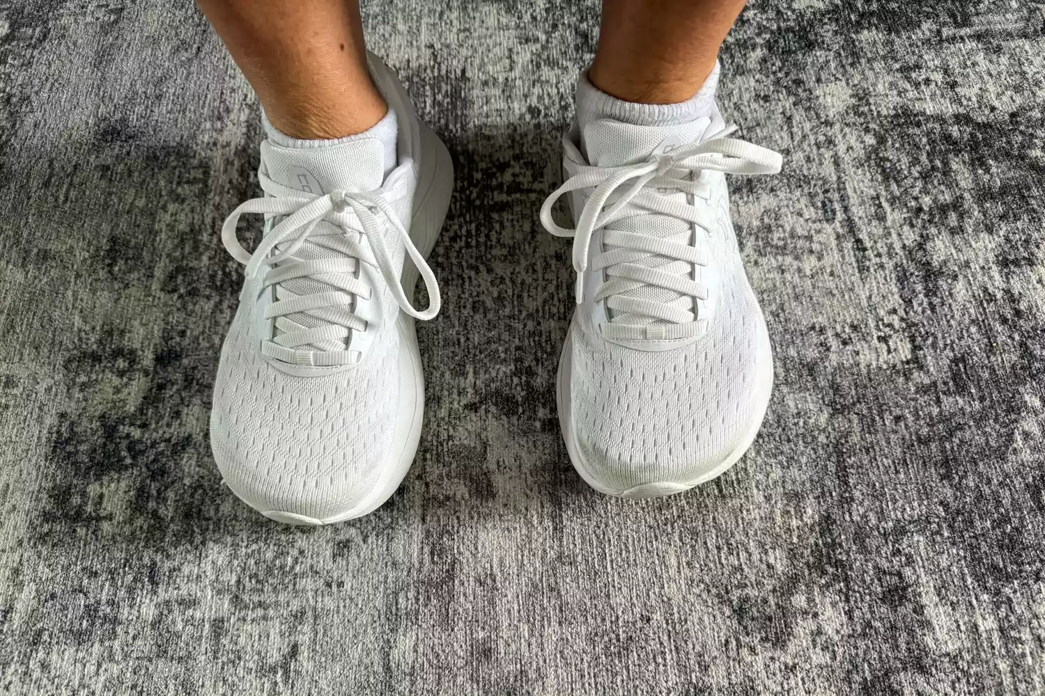 An overhead view of a pair of Topo Athletic Women's Atmos Running Shoes