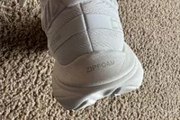 The back of the Topo Athletic Women's Atmos Running Shoes