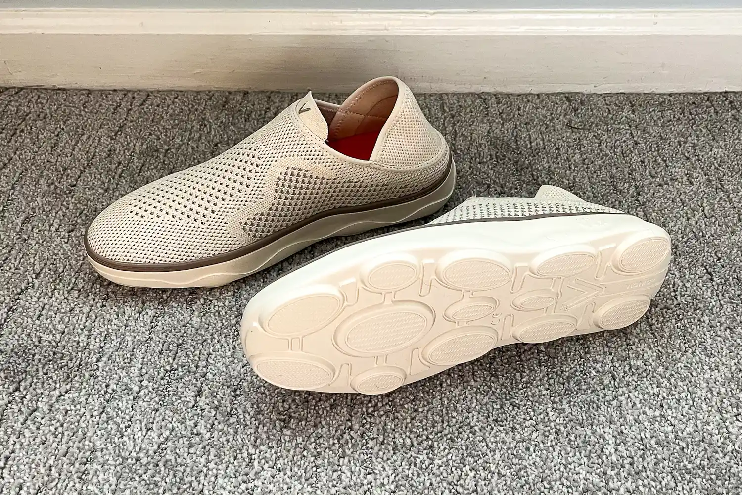 The treads on the bottom of the Vionic Women's Sage RX Recovery Slip-On Shoes