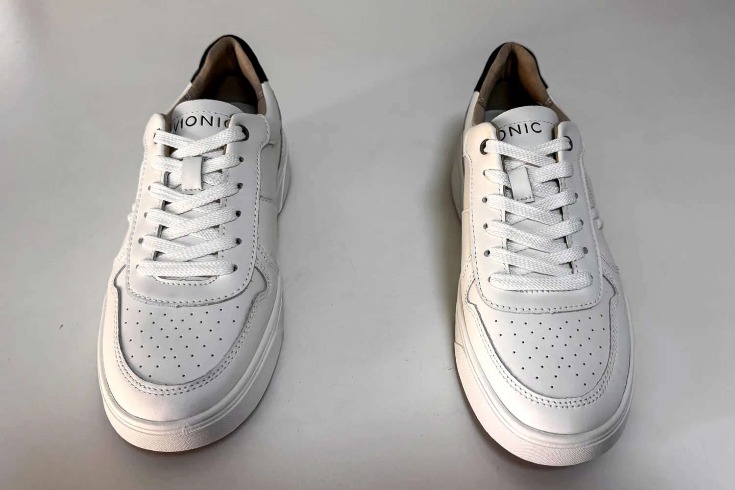 A front view of a pair of Vionic Women's Kimmie Court Sneakers