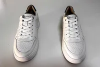 A front view of a pair of Vionic Women's Kimmie Court Sneakers