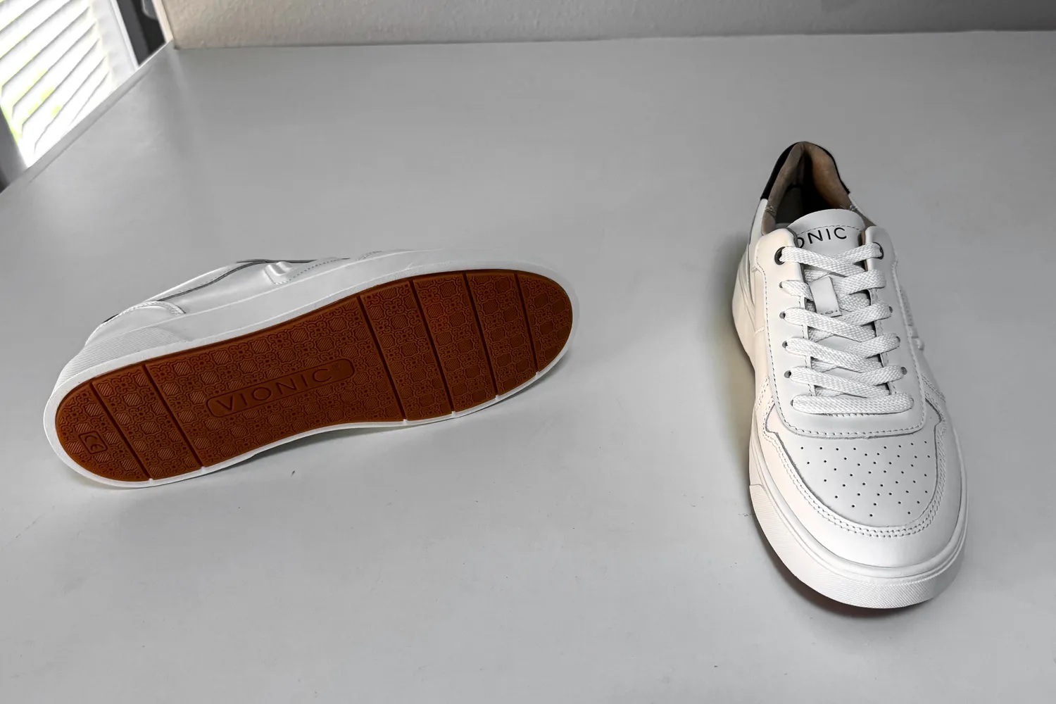 The treads on the bottom of the Vionic Women's Kimmie Court Sneakers