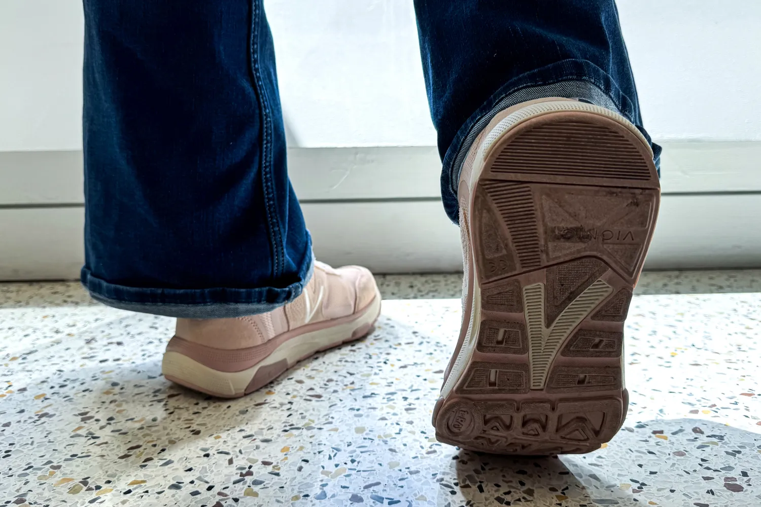 The treads on the bottom of the Vionic Women's Walk Strider Sneaker