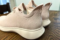 A close-up of the heels on the Vivaia Unisex Urban Sneaker Sliders