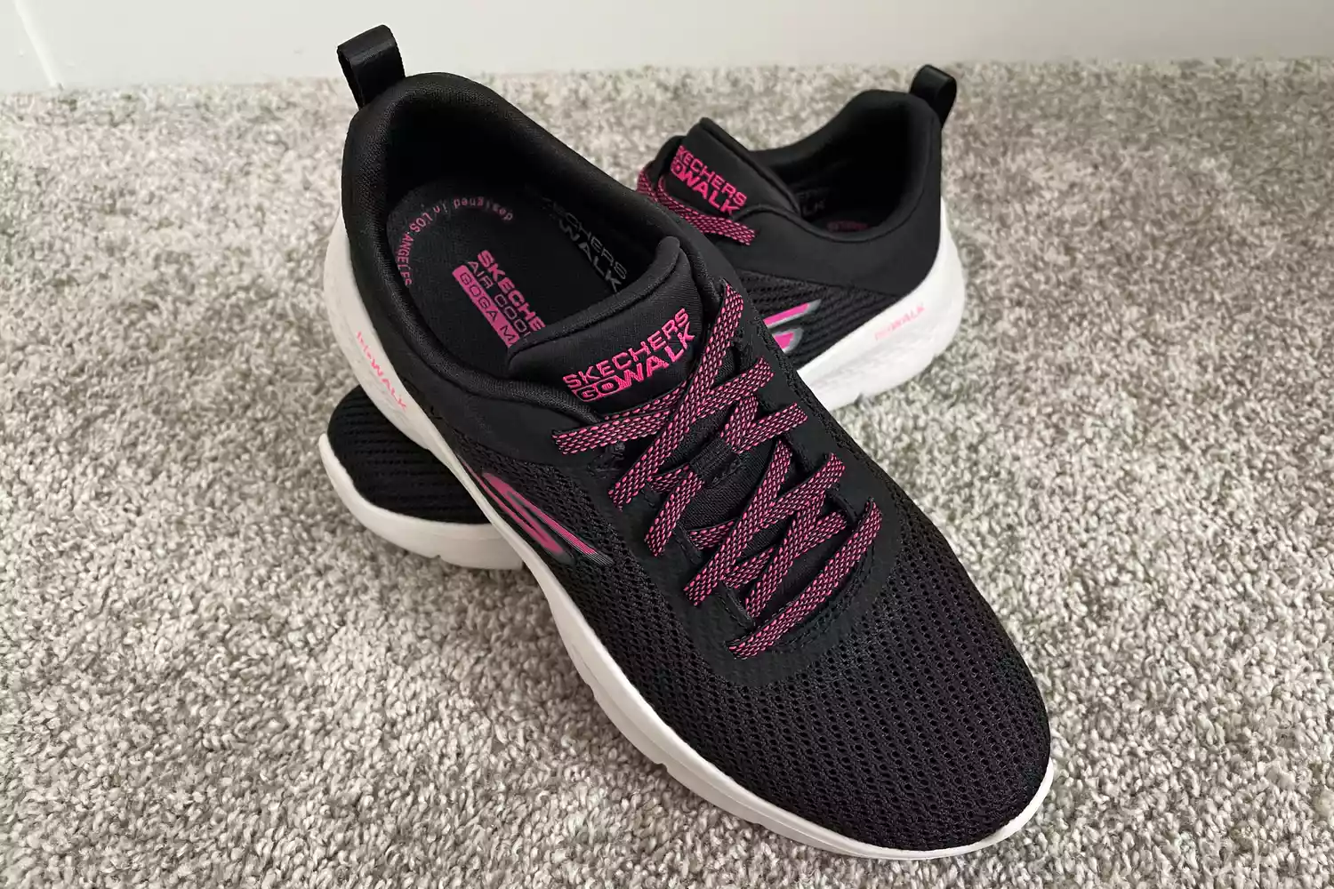 Skechers Go Walk Flex Alani Walking Shoes displayed on carpet
