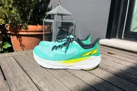 The Altra Running Experience Flow shoes on wood