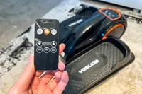The remote control for the YOSUDA E5 Under Desk Elliptical Machine