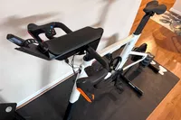 An overhead view of the Zwift Ride with KICKR CORE