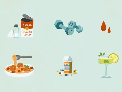 Weight Fluctuation -- illustration by Jiaqi Zhou